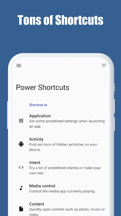 Power Shortcuts - 1.4.0 - (Android)