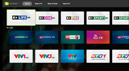 Android application Bamboo Play TV screenshort