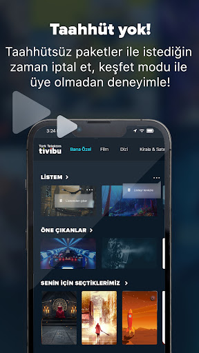 Tivibu GO: Live TV & Movies Screen 3