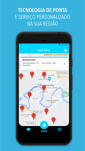 Android application Easy Move - Passageiro screenshort