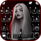 Cool Girl Style Keyboard Theme icon