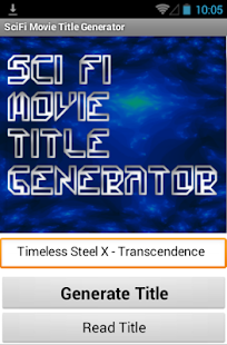 SciFi Movie Title Generator(圖3)-速報App