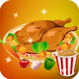 Cook chicken - Girls Games icon
