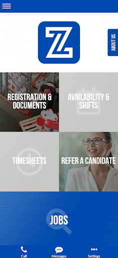 Android application Zest Recruitment screenshort
