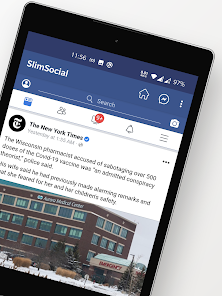 Facebook Lite: social network testing slim app for slow phone