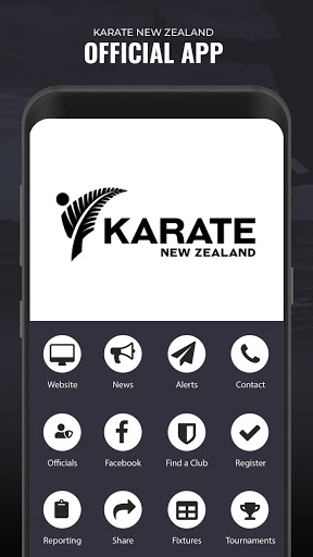 Android application Karate New Zealand screenshort