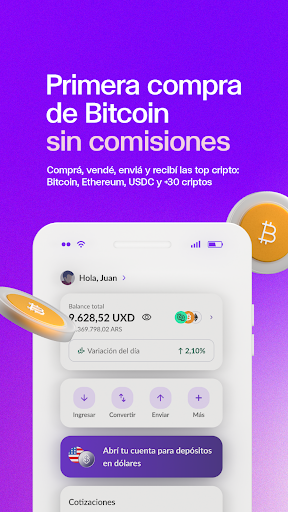 Screenshot of Ripio Bitcoin Wallet