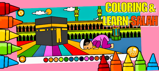 Coloring Book & Learning Salah