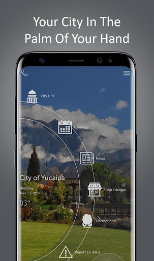 Android application City of Yucaipa screenshort