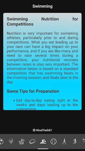 Sport Specific Nutrition