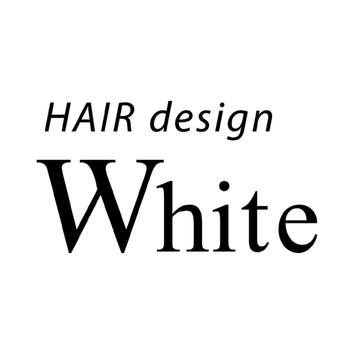 HAIR design White logo