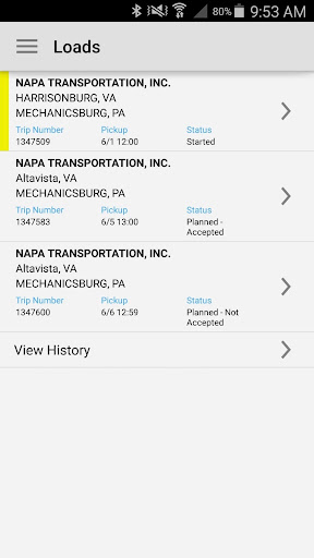 NAPA Mobile Screen 3