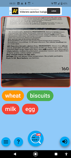 Android application Live Text Search Pro screenshort