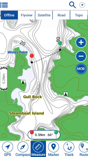 Android application Lake Vermilion Offline Charts screenshort