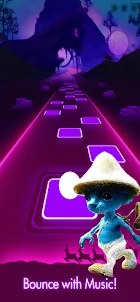 Smurf Cat tiles hop Music 3D