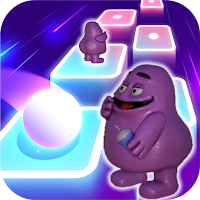 Grimace Shake Scary Tiles Hop