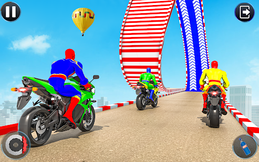 Superhero Mega Ramp Bike Games 1.19 screenshots 14