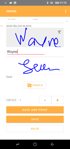 Weighbridge App Screen 2