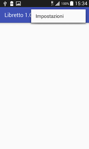 Android application Libretto Universitario screenshort