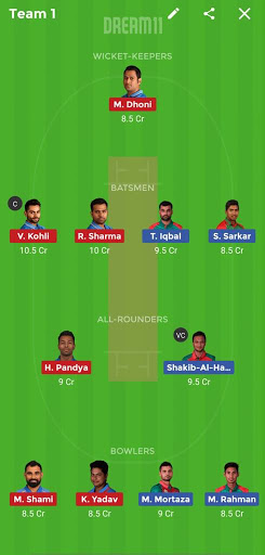 My11 Expert - My11Circle Fantasy  My11 Team Guide