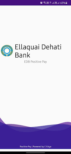 Android application EDB Positive Pay screenshort