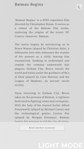 Movie Summary - 5 Min Reads Screen 2