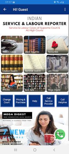 Android application Indian Service Labour Reporter screenshort