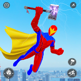 Flying Superhero Robot Rescue icon