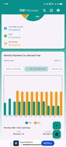 EMI Manager  Expense Tracker