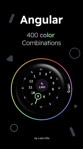 Angular - Minimal Watch Face Screen 2