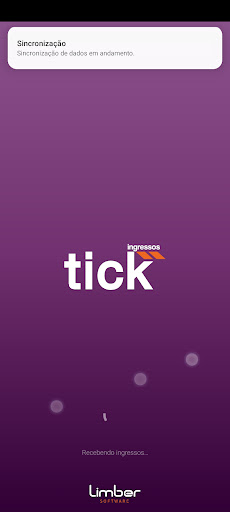 Android application Tick Ingressos - Validador screenshort