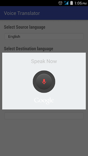 Voice Translator Screen 3