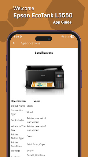 Epson EcoTank L3550 App Guide