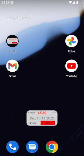 Android application Clock Watch Timer Widget Alarm screenshort