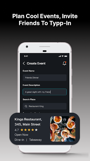 Android application Typpd-In screenshort