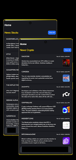 Android application Signals Pro screenshort
