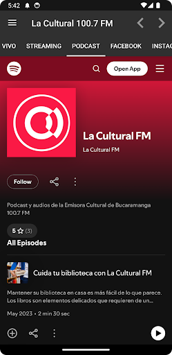 La Cultural 100.7 FM Screenshot 4 - AppWisp.com