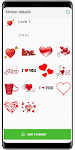 screenshot of WASticker - Love Stickers