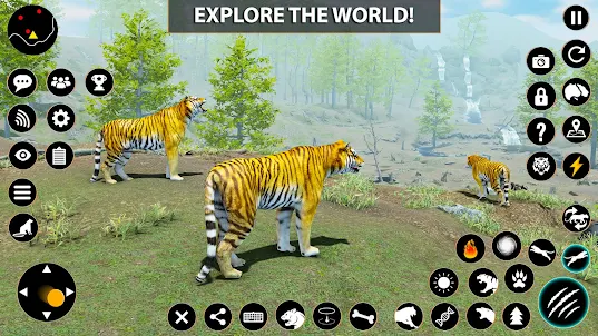 Wild Tiger Simulator Animal 3D