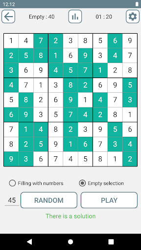 Create Sudoku Screen 2