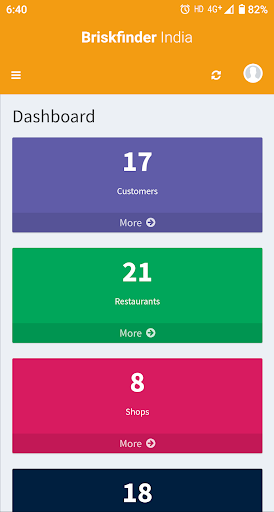 Briskfinder Merchant Screen 2