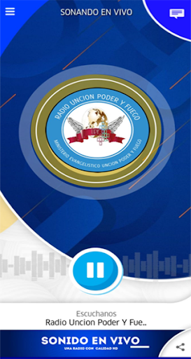 Android application RADIO UNCIÓN PODER Y FUEGO screenshort