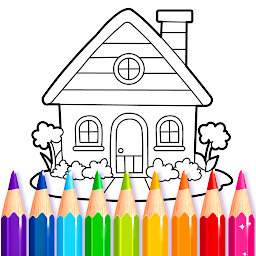 Kids Glitter House Coloring Mod Apk