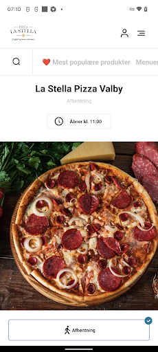 Android application La Stella Pizza Valby screenshort