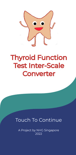 Android application ThyroConvert screenshort