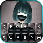 Cover Image of Download Anime Mask Girl Keyboard Theme  APK