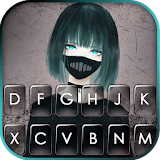 Anime Mask Girl Keyboard Theme icon