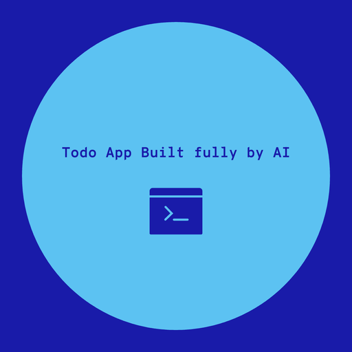 Todo App Fully Built by AI logo