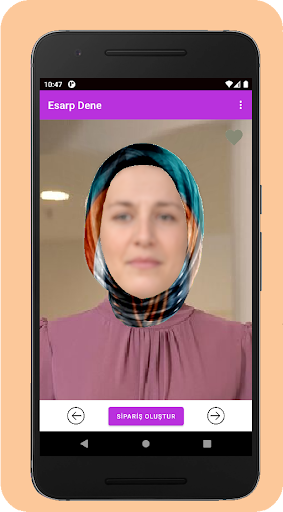 Android application Eşarp Dene screenshort