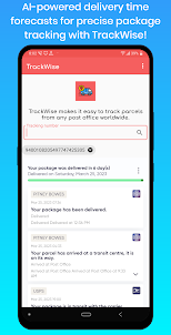 TrackWise : Track Your parcels